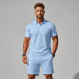 CELVOIR | ENSEMBLE POLO & SHORT HOMMES