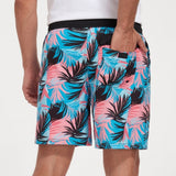 Celvoir | Short De Bain À Imprimé Flamants Roses Pour Hommes