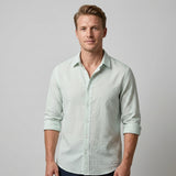 Celvoir | Chemise Texturée Avec Motif Vertical Pour Hommes