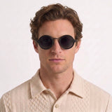Lunettes De Soleil Rondes Vintage Dégradées Pour Hommes