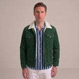 Celvoir | Veste En Velours Côtelé À Col Sherpa Pour Hommes