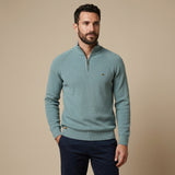 CELVOIR | PULL HOMMES À DEMI-ZIP