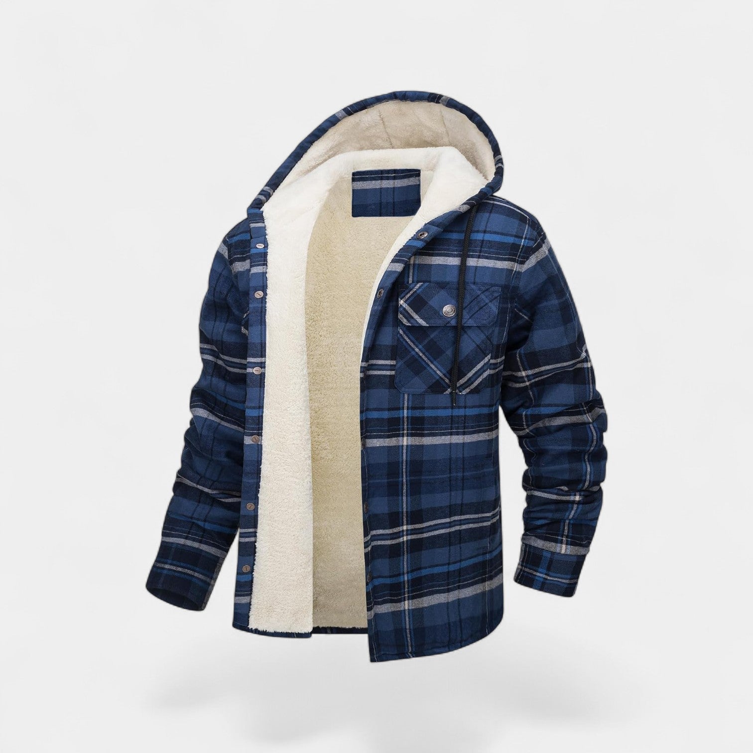 CELVOIR | MANTEAU HOMME PLAID DOUBLURE POLAIRE