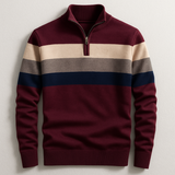 Celvoir | Pull À Col Zippé Avec Manches Longues Pour Hommes