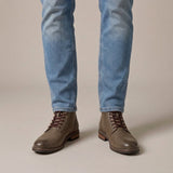 Celvoir | Bottes En Similicuir À Bout Rapporté Pour Hommes