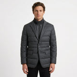 Blazer Matelassé À Insert Zippé