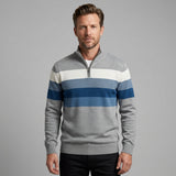 Celvoir | Pull À Col Zippé Avec Manches Longues Pour Hommes