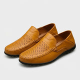 Mocassins Perforés À Enfiler Pour Homme