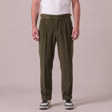 Celvoir | Pantalon En Velours Côtelé Plissé Pour Hommes