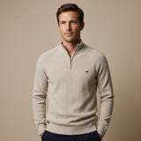 CELVOIR | PULL HOMMES À DEMI-ZIP