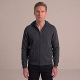 Celvoir | Gilet À Capuche Zippé En Cachemire Pour Hommes