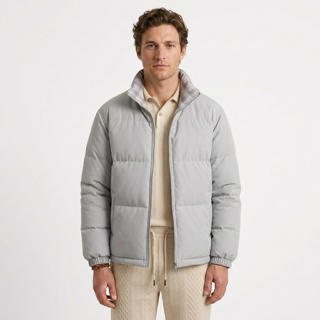 Veste Isolante À Ligne Épurée