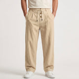 Pantalon Décontracté Ample À Taille Mi-Haute