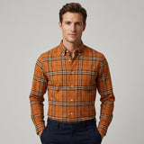 Celvoir | Chemise Homme À Carreaux Manche Longue