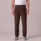 Celvoir | Pantalon En Velours Côtelé Plissé Pour Hommes