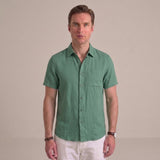Celvoir | Chemise En Lin À Manches Courtes Pour Hommes