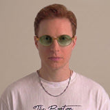Celvoir | Lunettes De Soleil Rondes Vintage Avec Détails Bois Pour Hommes