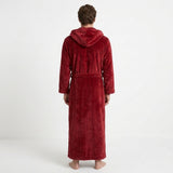 Robe De Chambre Longue À Capuche