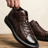 Celvoir | Chaussures À Lacets En Cuir Pour Hommes