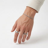 Celvoir | Bracelet Chaîne Corde En Acier Inoxydable Pour Hommes