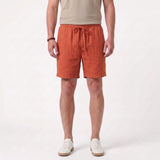 Short D'Été En Coton Et Lin Pour Hommes