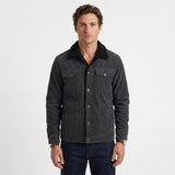 Veste En Velours Côtelé À Col Sherpa Pour Hommes