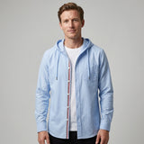 Celvoir | Chemise À Capuche Avec Poche Poitrine Pour Hommes
