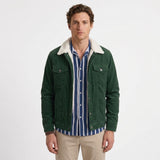 Veste En Velours Côtelé À Col Sherpa Pour Hommes