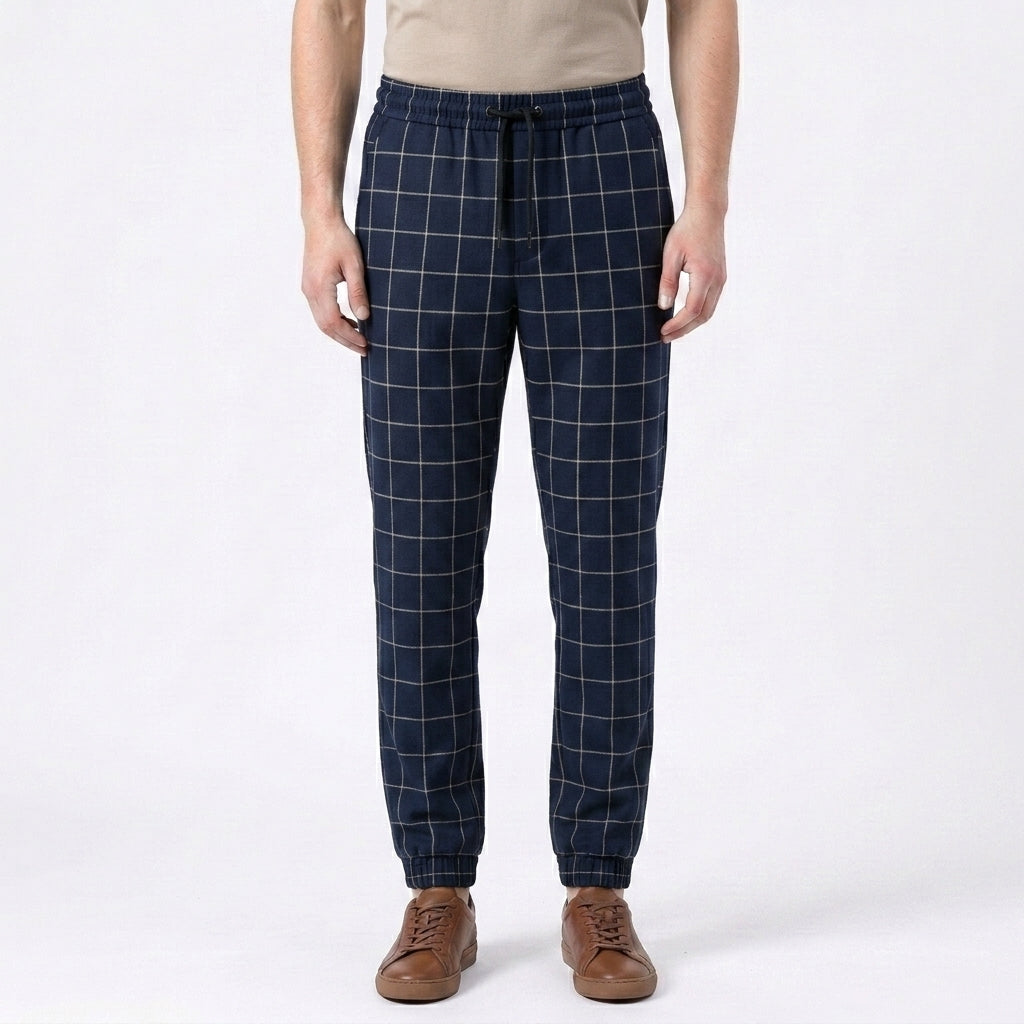 Pantalon Décontracté Fusé À Cordon De Serrage