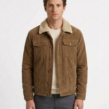 Veste Matelassée À Fines Côtes Pour Homme