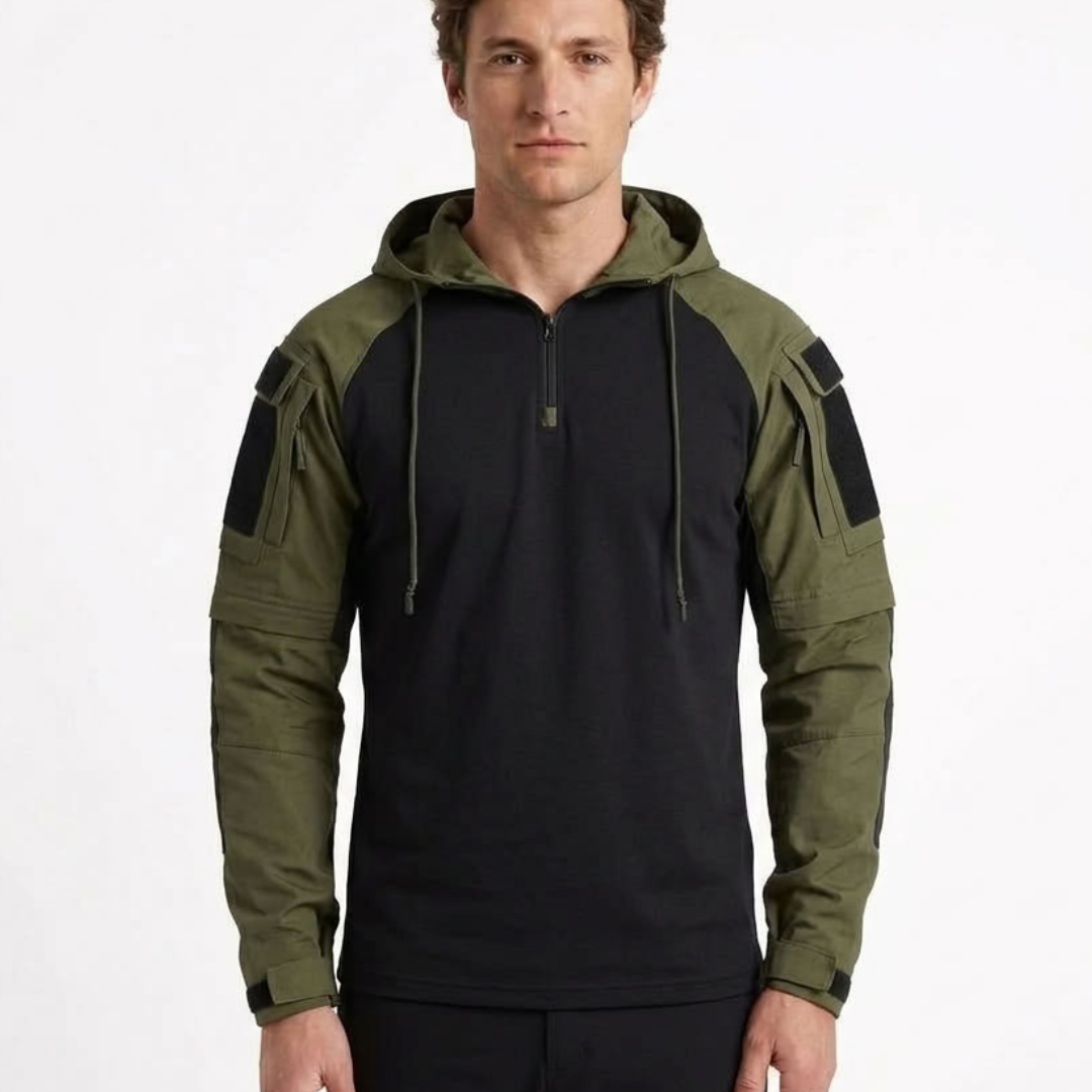 Pull Utilitaire Ajusté À Capuche