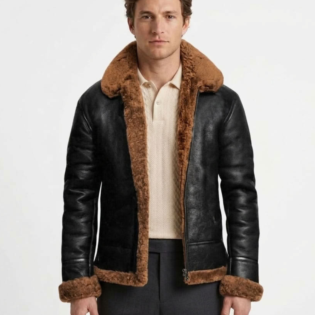 Manteau D’Hiver Texturé Et Structuré Pour Homme