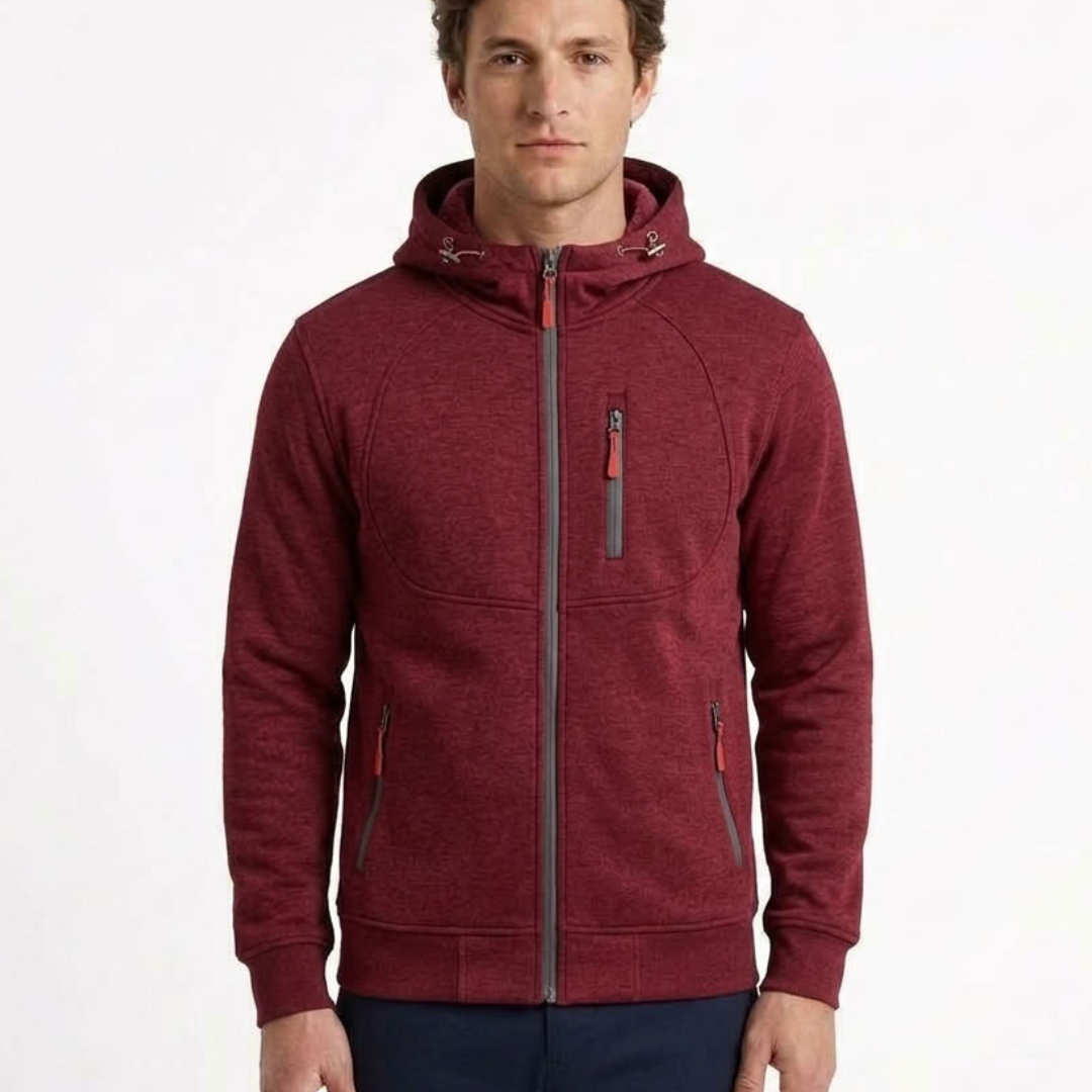 Sweat À Capuche Doublé Effet Fourrure