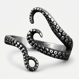 Bague Statement Enveloppante Motif Poulpe Pour Homme