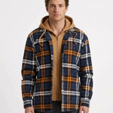 Veste Zippée À Capuche À Carreaux