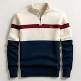 Celvoir | Pull À Col Zippé Avec Coupe Ajustée Pour Hommes