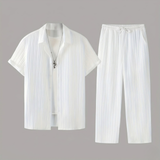 Celvoir | Ensemble Chemise Manches Courtes Avec Pantalon Pour Hommes