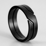 Bague Statement Sculptée Pour Homme