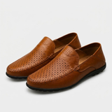Mocassins Perforés À Enfiler Pour Homme