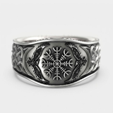 Bague Statement À Boussole Viking