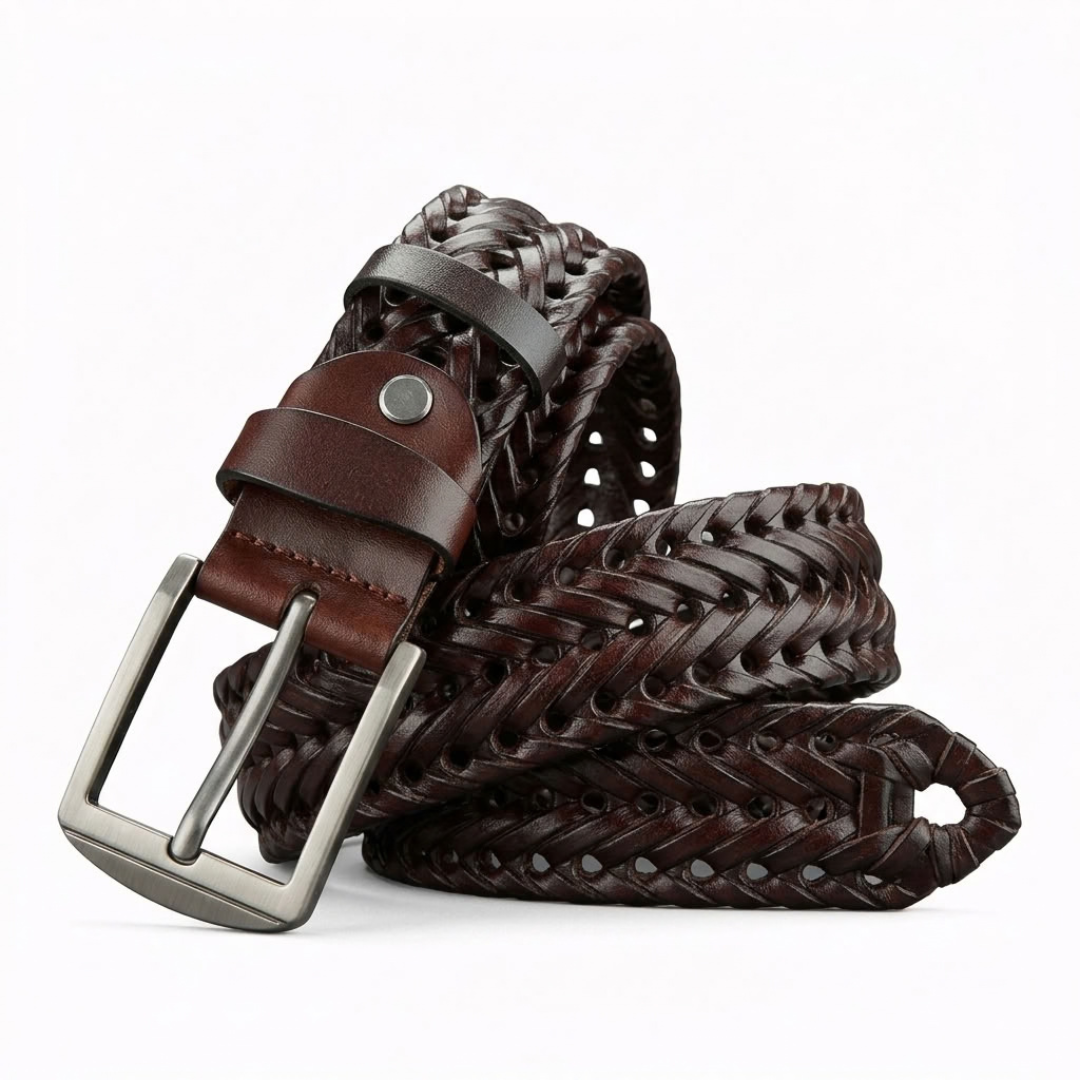 Ceinture Tressée Ajustable Pour Homme