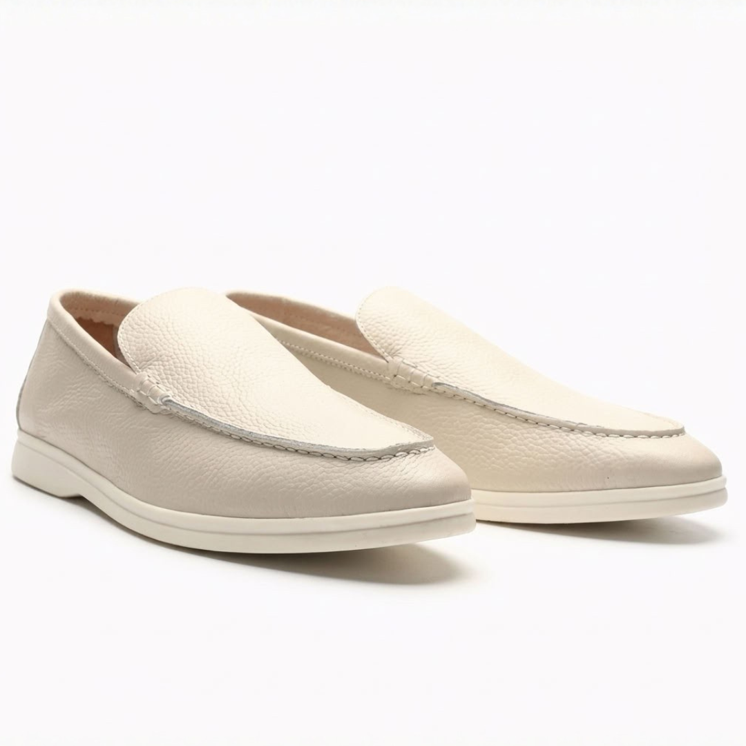 Mocassins À Enfiler Avec Coutures Pour Homme