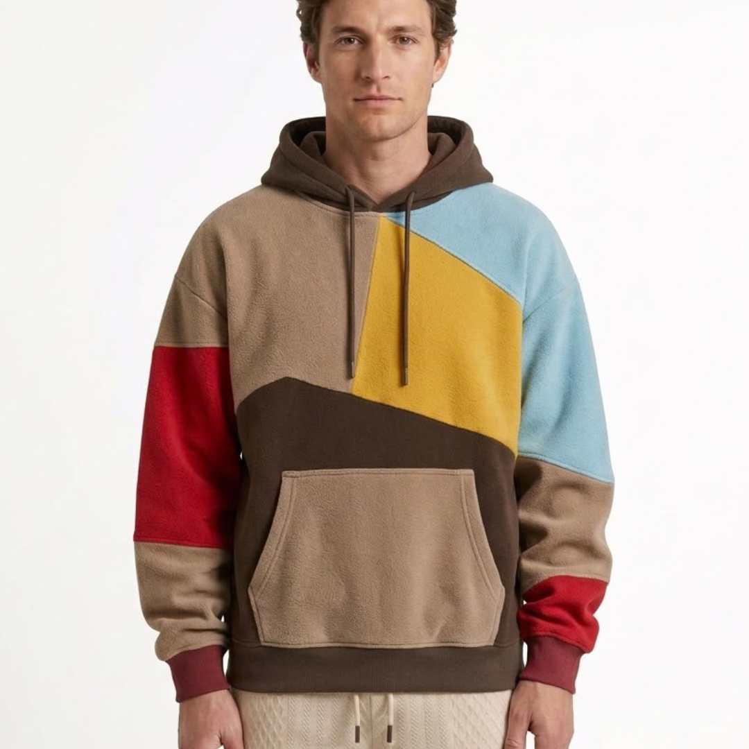 Sweat À Capuche Color-Block Pour Homme
