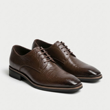 Chaussures Derby Marron Pour Hommes