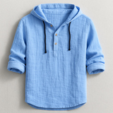 CELVOIR | CHEMISE À CAPUCHE EN LIN POUR HOMME