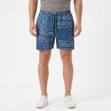 Short De Bain Paisley À Cordon De Serrage