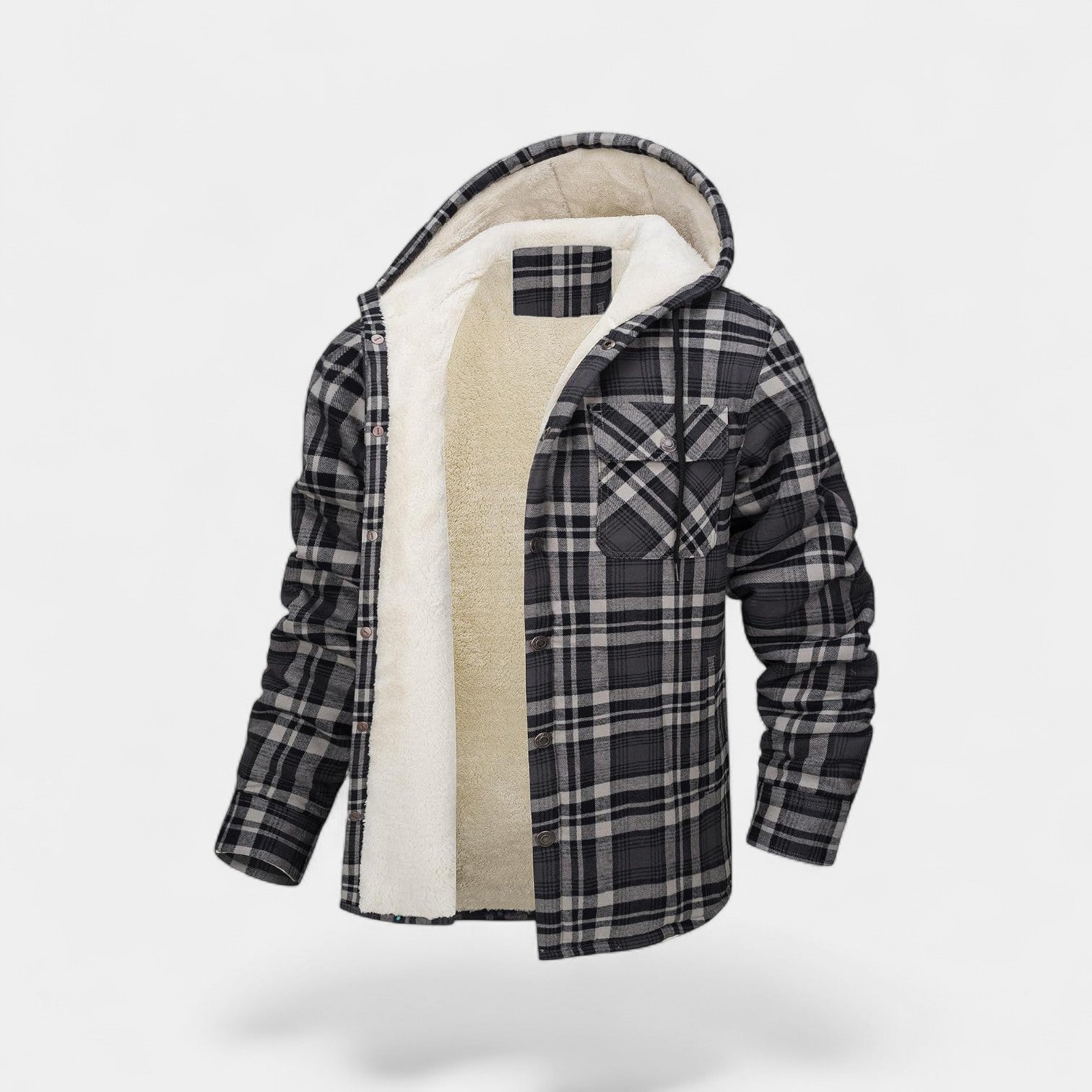 CELVOIR | MANTEAU HOMME PLAID DOUBLURE POLAIRE