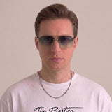 Celvoir | Lunettes De Soleil Géométriques Dégradées Pour Hommes