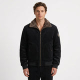 Veste Zippée Texturée À Col Montant