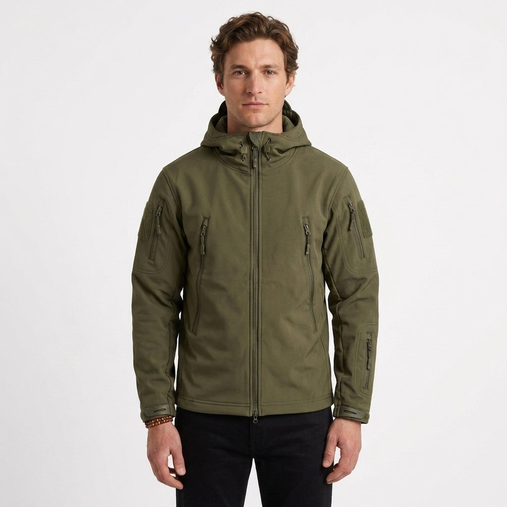 Veste Urbaine Zippée À Capuche